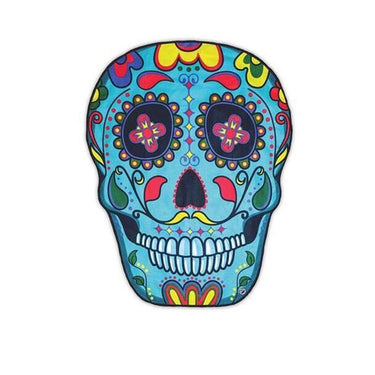 Sugar Skull Beach Tapestry Throw